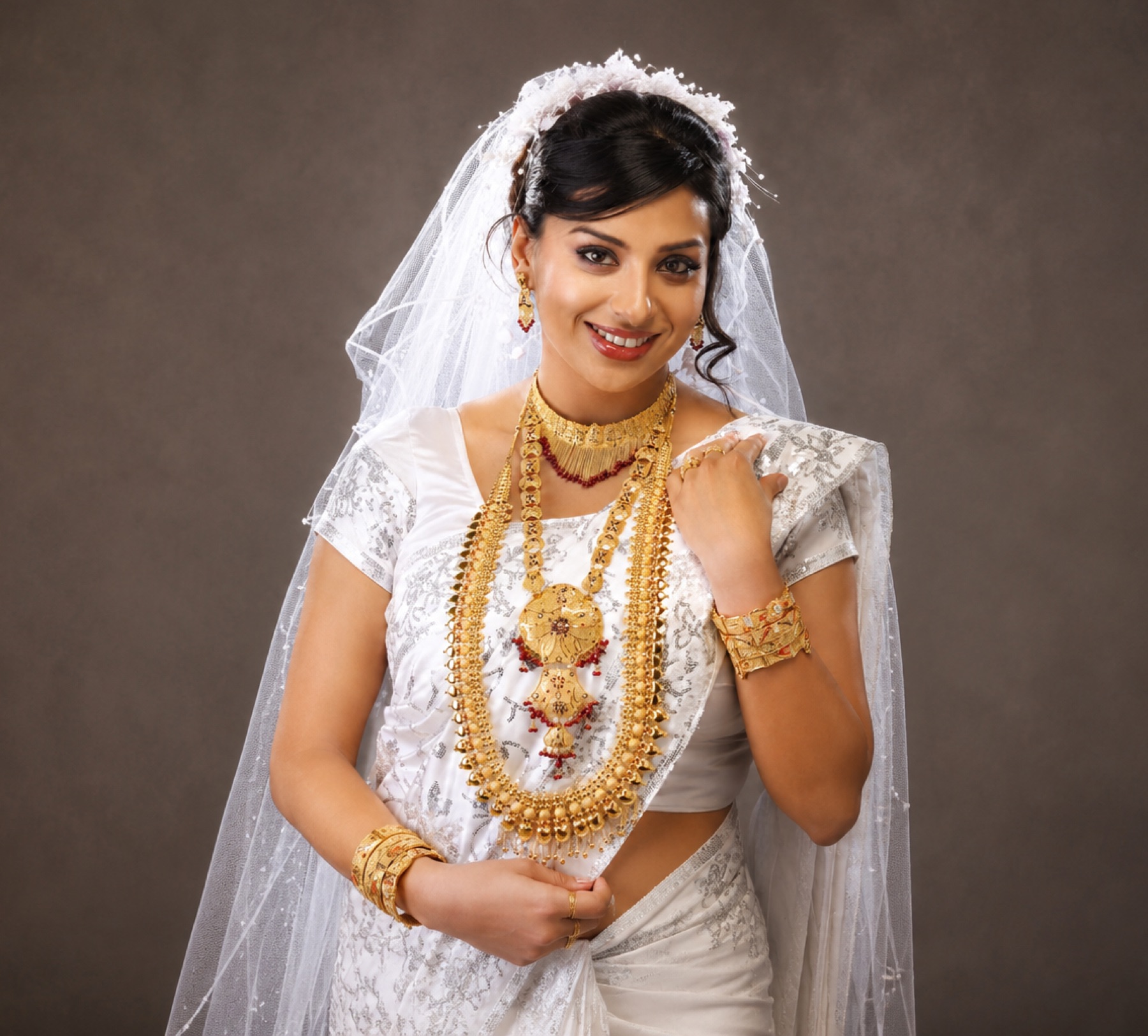 white and gold
